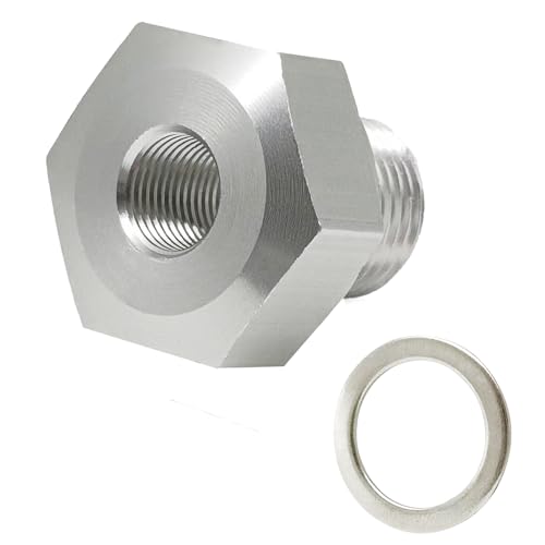 KEVWR LS Engin Swap Oil Pressure Sensor Adapter M1615 Adapter to 18 NPT Oil Pressure Sensor Fitting for All GM LS Engines LS1 LSX LS3 42L 43L 48L 53L 60L 62L - Image 1