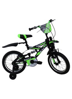 RALLY BICYCLE RALLY BICYCLE, Kids bike, RL-16-0055-1SUS, for 4-7 Years old with training wheels, Chain cover, Center suspension  - Image 1