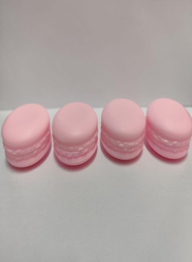 Shree MAHA Empty Jewellery Organizer Macaron Shape Container, Fancy Plastic Cosmetic Jars, Mini Storage Box for Eyeshadow, Makeup, Face Cream, Pack of 12, 10 gram (Pink) - Image 5