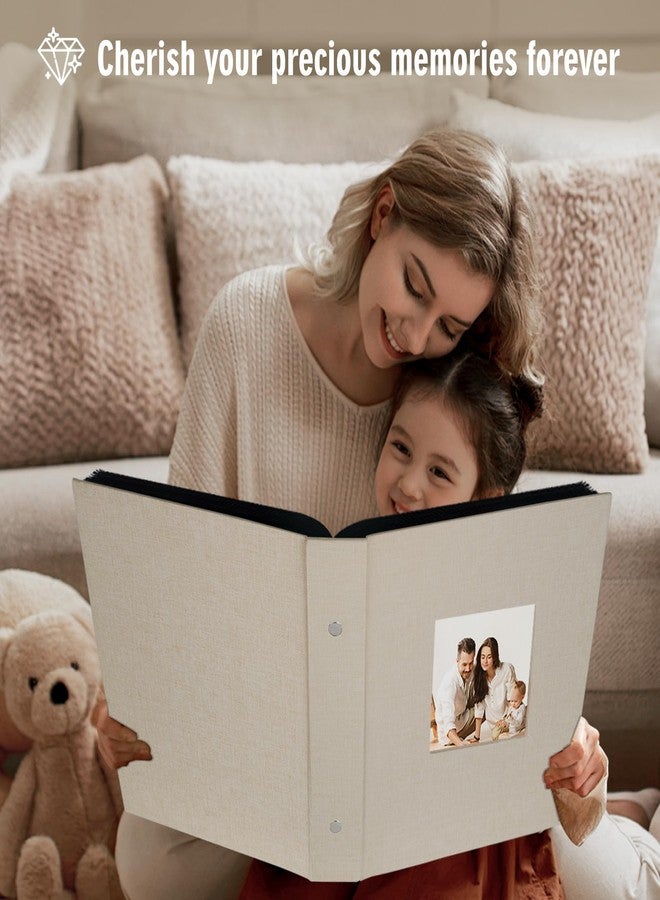 Artmag Fabric Photo Album 4x6 600 Large Capacity for Family Wedding Anniversary Linen Album Holds 600 Horizontal and Vertical Photos (600 Pockets, Beige) - Image 5