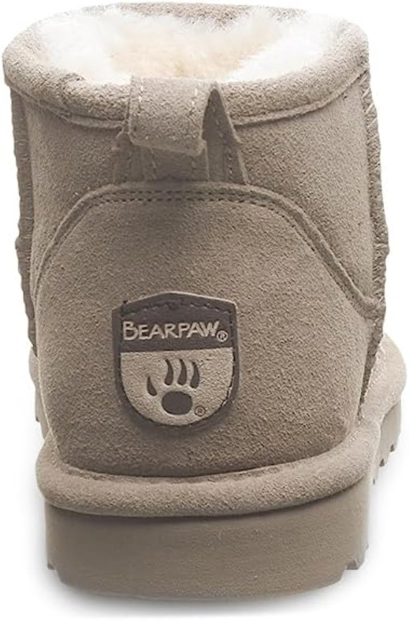 BEARPAW Women's Shorty Boot, Mushroom, 8.5 M US - Image 4