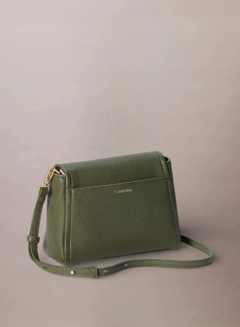 Calvin Klein Cypress Pebble Grain Crossbody Bag for Women | Best Price UAE
