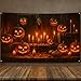 KatchOn XtraLarge Spooky Halloween Backdrop 72x44 Inch Pumpkin Halloween Decorations Indoor Outdoor Pumpkin Decor Scary Backdrop Spooky Decorations - Image 3