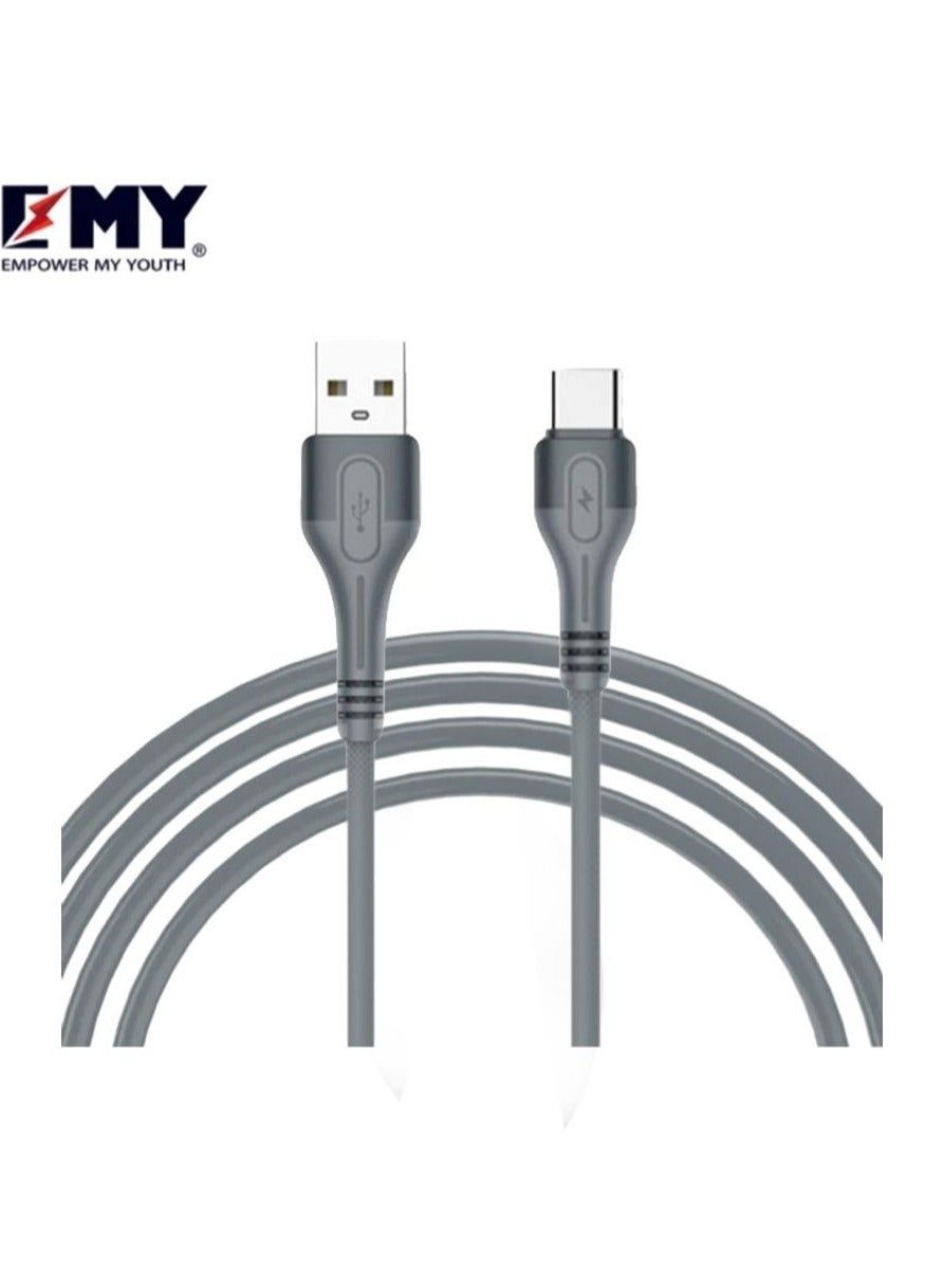 إيمي Emy 3m Braided type-c Usb Charging Cable usbtypec 3 M