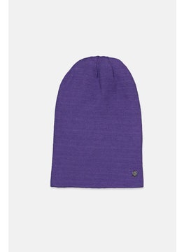 Reserved Toddler Girls Knitted Beanie, Purple 