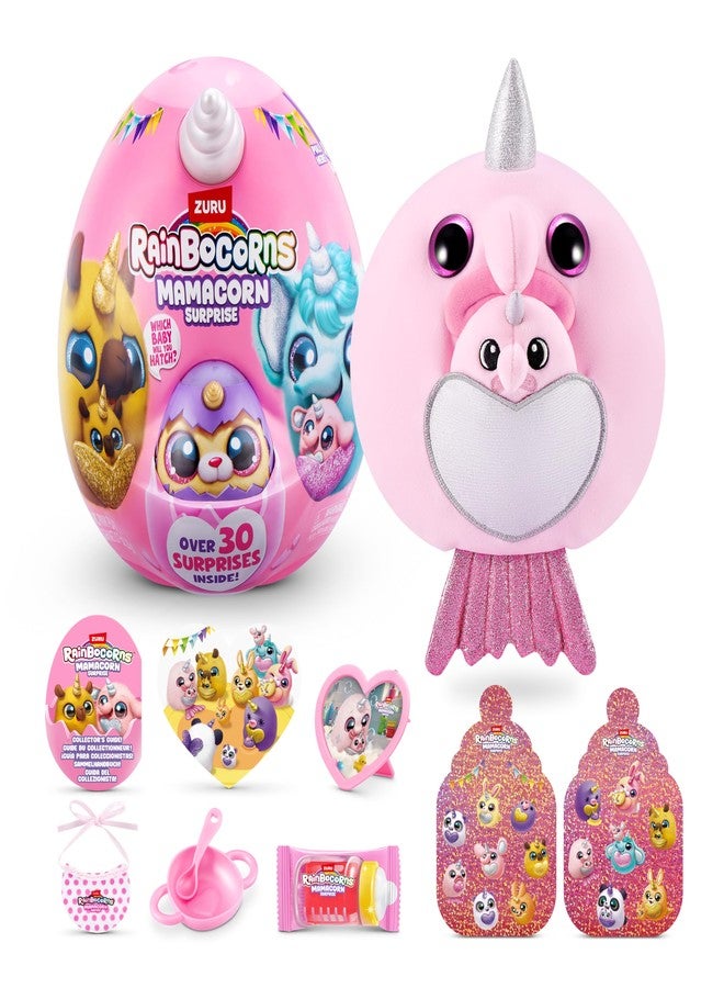 Rainbocorns Mamacorn Surprise by ZURU, Collectible Plush Toy for Girls 3+ - Image 1