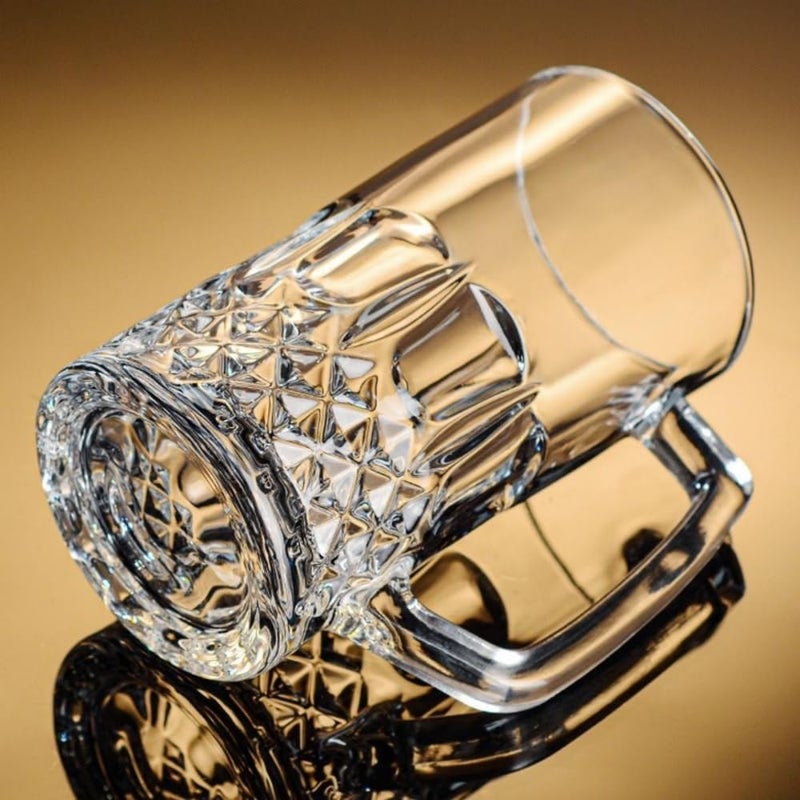 Komost 25oz Plastic Beer Mugs with Handles Set of 2, Clear Resuable Large Beer Stein Drinking Cups for Freezer, Ideal for Party Bar Home Hotel - Image 3