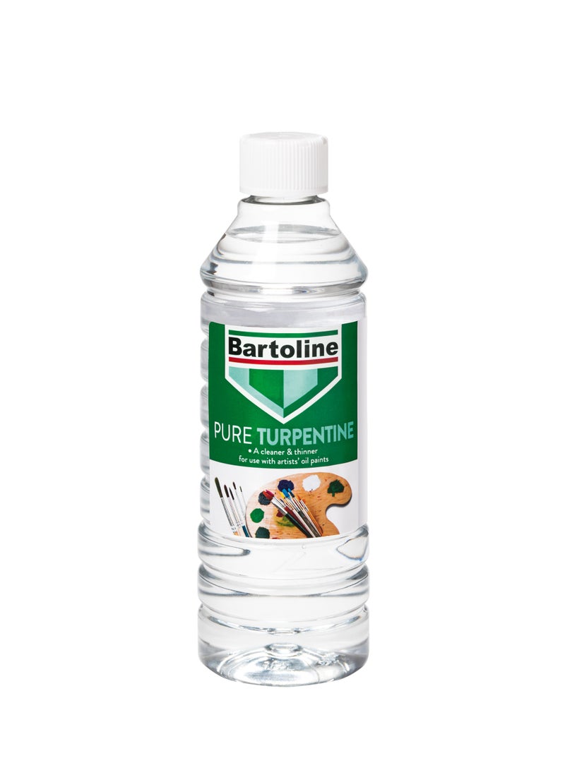 Bartoline Pure Turpentine 500ml Bottle - It Is The Ideal Choice For Thinning Oil-Based Paints And Varnishes While Enhancing Their Application And Finish. Unlike Synthetic Alternatives - Image 2