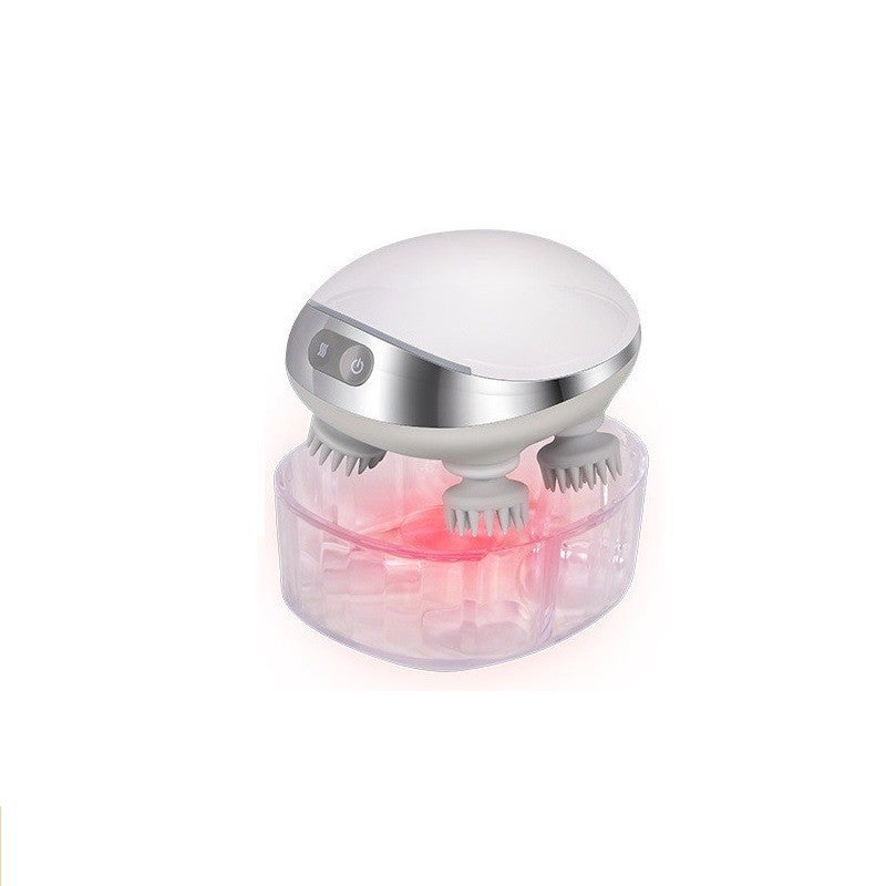 Electric Scalp Massager, Portable Hair Massager Scalp with Red Light, Handheld Rechargeable Head Massager for Hair Growth, Deep Clean and Stress Relax, 1pcs