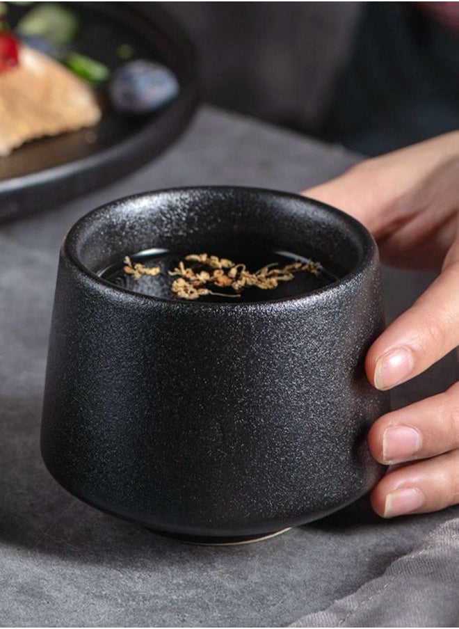 HOOPZOZA Ceramic Coffee Cup Mugs Espresso Cup 190mL  for Turkish Tea Cappuccino Latte  - Image 2