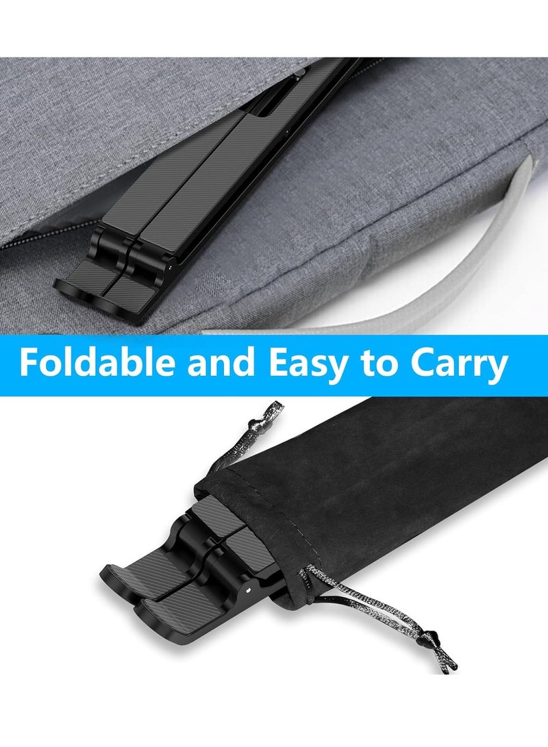 Bukela Laptop Stand Foldable, Laptop Holder Ventilated Desktop Cooling Stand 7 Levels Adjustable Aluminum Notebook Riser for MacBook Pro/Air, HP, Lenovo, Sony, Dell, More 10-15.6” Laptops  - Image 5