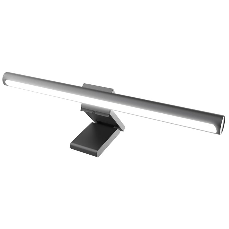 USB Screen Lamp 6W Black Asymmetric Light Design - 3 Color Temperatures 2700K-5000K Stepless Dimming Screen Hanging Lamp for Desktop Space - Image 1