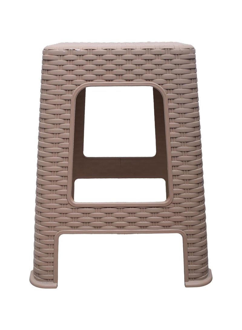 Plastic rattan chair from Khurshid Plastic, small size, beige 012541