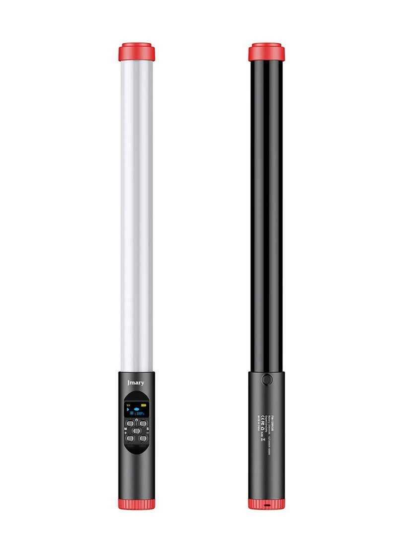 Jmary Handheld RGB Tube LED Video Light With Lighting Effects Built-in Battery For Vlog Live Streaming Product Portrait Photography - Image 1