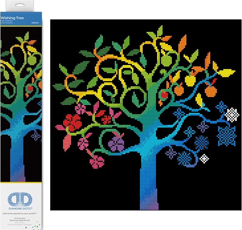 DIAMOND DOTZ DIAMOND DOTZ - Wishing Tree - 41 X 41CM (16.1 X 16.1 in)
