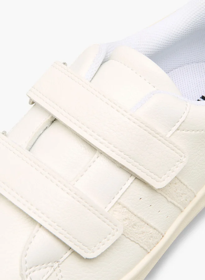 Little Missy Panelled Sneakers with Hook and Loop Closure