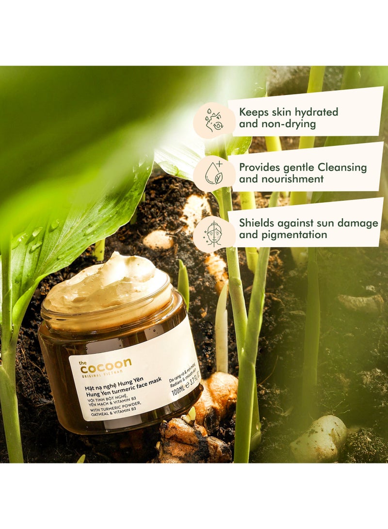 ذا كوكوون أورجنال فيتنام قناع الوجه بالكركم من هونغ ين، 100 مل - Image 5