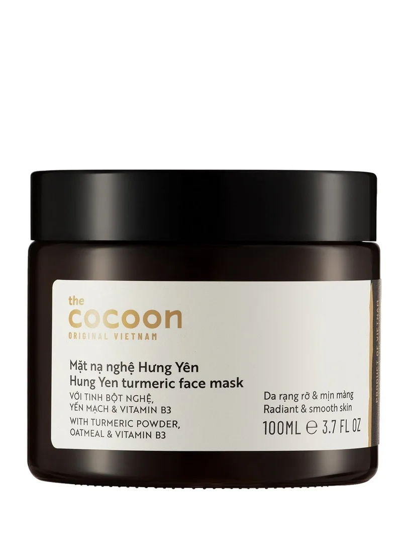 The Cocoon Original Vietnam Face Mask The Cocoon Original Vietnam Hung Yen Turmeric Face Mask, Turmeric Powder, Oatmeal & Vitamin B3 Brightening Treatment, Radiant & Smooth Skin, Dark Spot Corrector, Vegan Face Care, 100ml  | Best Price UAE