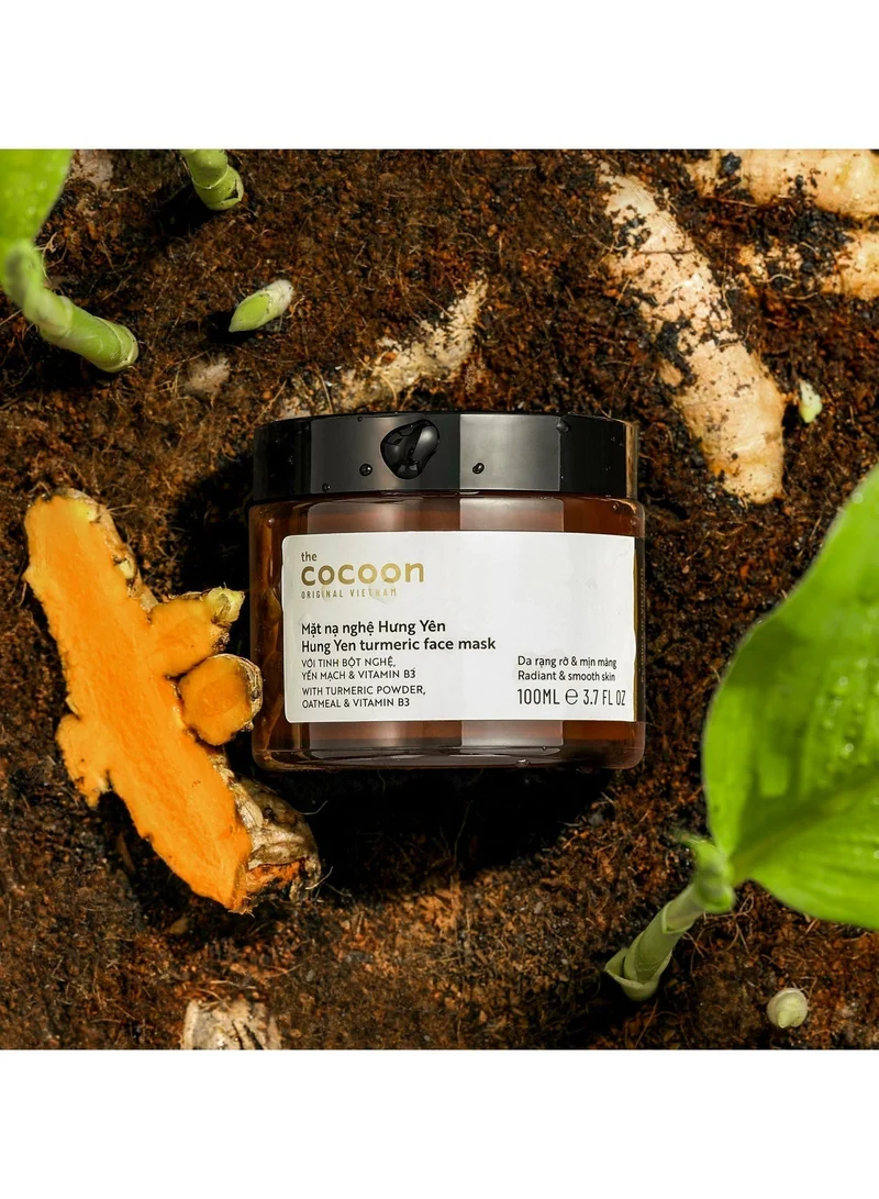 The Cocoon Original Vietnam Face Mask The Cocoon Original Vietnam Hung Yen Turmeric Face Mask, Turmeric Powder, Oatmeal & Vitamin B3 Brightening Treatment, Radiant & Smooth Skin, Dark Spot Corrector, Vegan Face Care, 100ml  | Best Price UAE