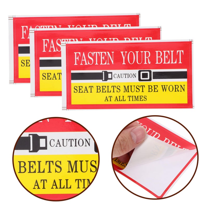 30 Pcs Adhesive Seat Belt Cover Stickers For Car Safety Driving Women Men Kids - Image 5