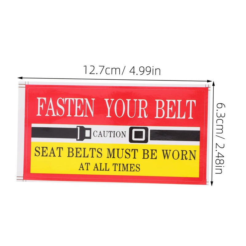 30 Pcs Adhesive Seat Belt Cover Stickers For Car Safety Driving Women Men Kids - Image 3
