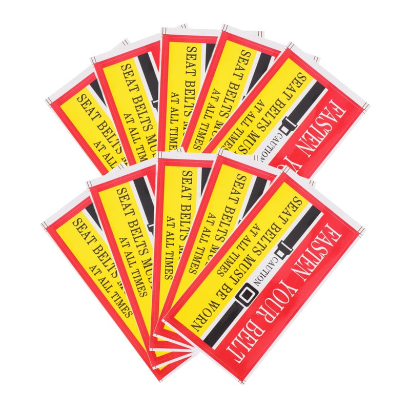 30 Pcs Adhesive Seat Belt Cover Stickers For Car Safety Driving Women Men Kids - Image 2