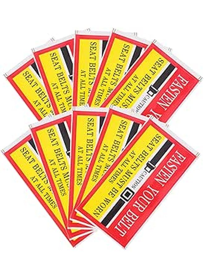 30 Pcs Adhesive Seat Belt Cover Stickers For Car Safety Driving Women Men Kids - Image 1