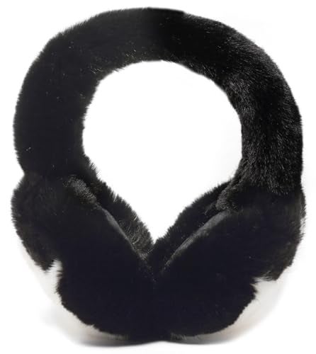 Bagkeak Fuzzy Earmuffs for Women Girls Foldable Trendy Star Pattern Ear Covers Plush Headband Outdoor Windproof Cute Ear Warmers - Image 4