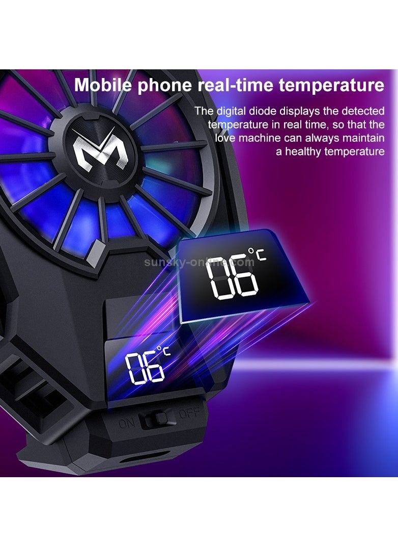 Memo MEMO DL-05 Mobile Phone Radiator Temperature Display Semiconductor Mobile Cooler For PUGB Gaming Universal Phone Cooler  - Image 3