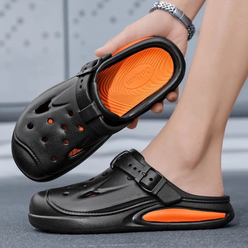 Eva Clogs Men'S Summer Outdoor Wear Non-Slip Toe Sandals Men'S Thick-Soled Casual Beach Sandals - Image 4