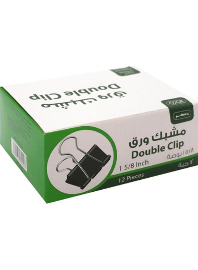 روكو مشابك تثبيت 1.63 بوصة (4.14 سم) مطلية باللون الأسود - Image 1
