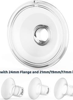 Bellababy Bellababy Hands-Free Breast Pump Wearable Upgraded with 17mm, 19mm, 21mm Inserts, Touch Control LED Display Electric Breast Pump Portable Low Noise, 4 Modes & 9 Levels Suction, 24mm flange, 6 oz  - Image 4