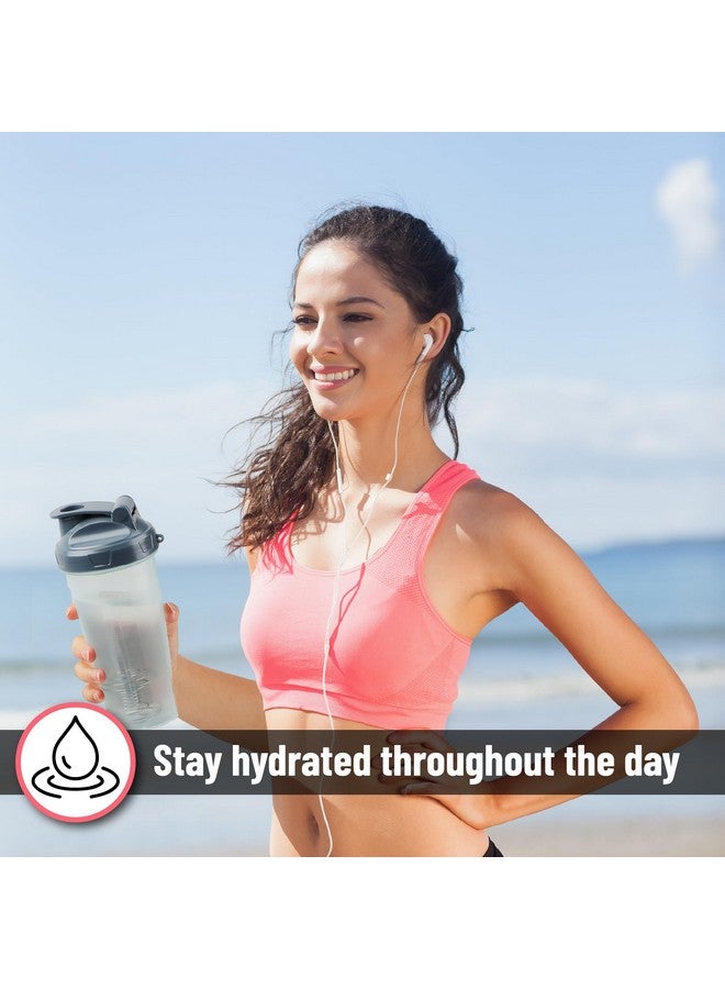 مستر. بين زجاجات خلط البروتين من مستر بن، ٢٨ أونصة، عبوة من قطعتين، شفافة، زجاجة خلط بروتين مع كرة خفق سلكية، زجاجة خلط - Image 5