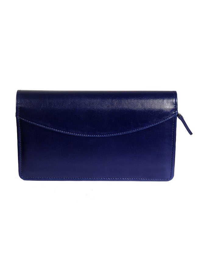 Sukeshcraft حامل دفاتر شيكات متعدد من سوكيش كرافت | يحمل حتى 8 دفاتر شيكات (ريكسين - أزرق) - Image 2