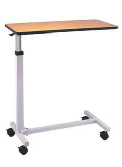 3W Healthcare Wooden Mobile Dining Table for Patients and Seniors – Adjustable and User-Friendly Design for Daily Meals 
