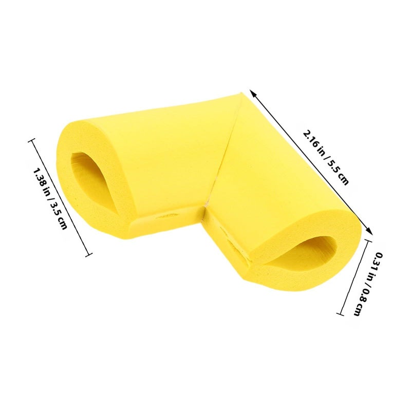 Superior 50 Pack Small Yellow Furniture Corner Guards Child Safety Edge Bumpers - Image 3