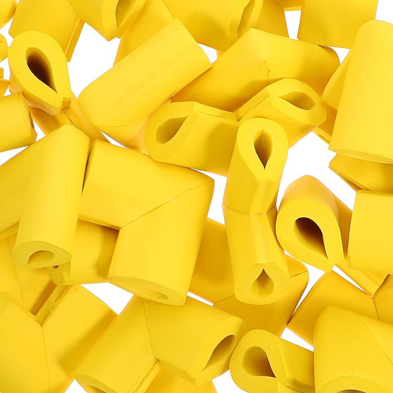 Superior 50 Pack Small Yellow Furniture Corner Guards Child Safety Edge Bumpers - Image 4