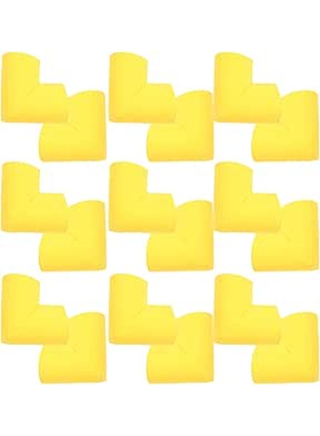 Superior 50 Pack Small Yellow Furniture Corner Guards Child Safety Edge Bumpers - Image 1