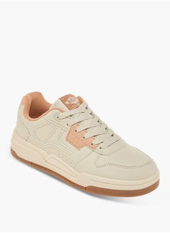 Lee Cooper Women's Colourblock Sneakers with Lace-Up Closure  - Image 1
