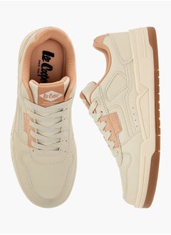 Lee Cooper Women's Colourblock Sneakers with Lace-Up Closure  - Image 2