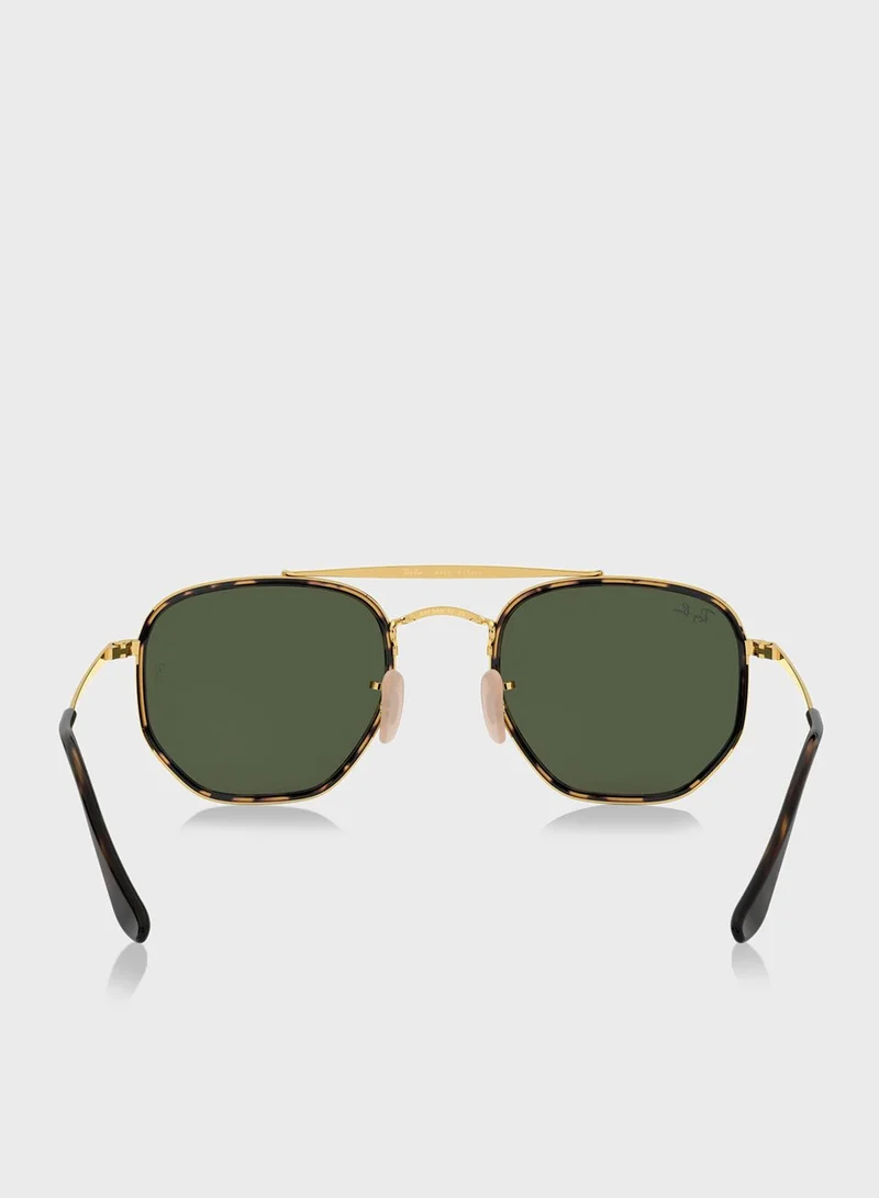Ray-Ban 0Rb3648M The Marshal Ii Irregular Sunglasses