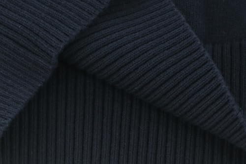 ACESTAR Boys and Girls' Uniform Cotton V-Neck Collar Sweaters Long Sleeve Pullover Knit Sweater (Navy Blue,140/7-8Years) - Image 5