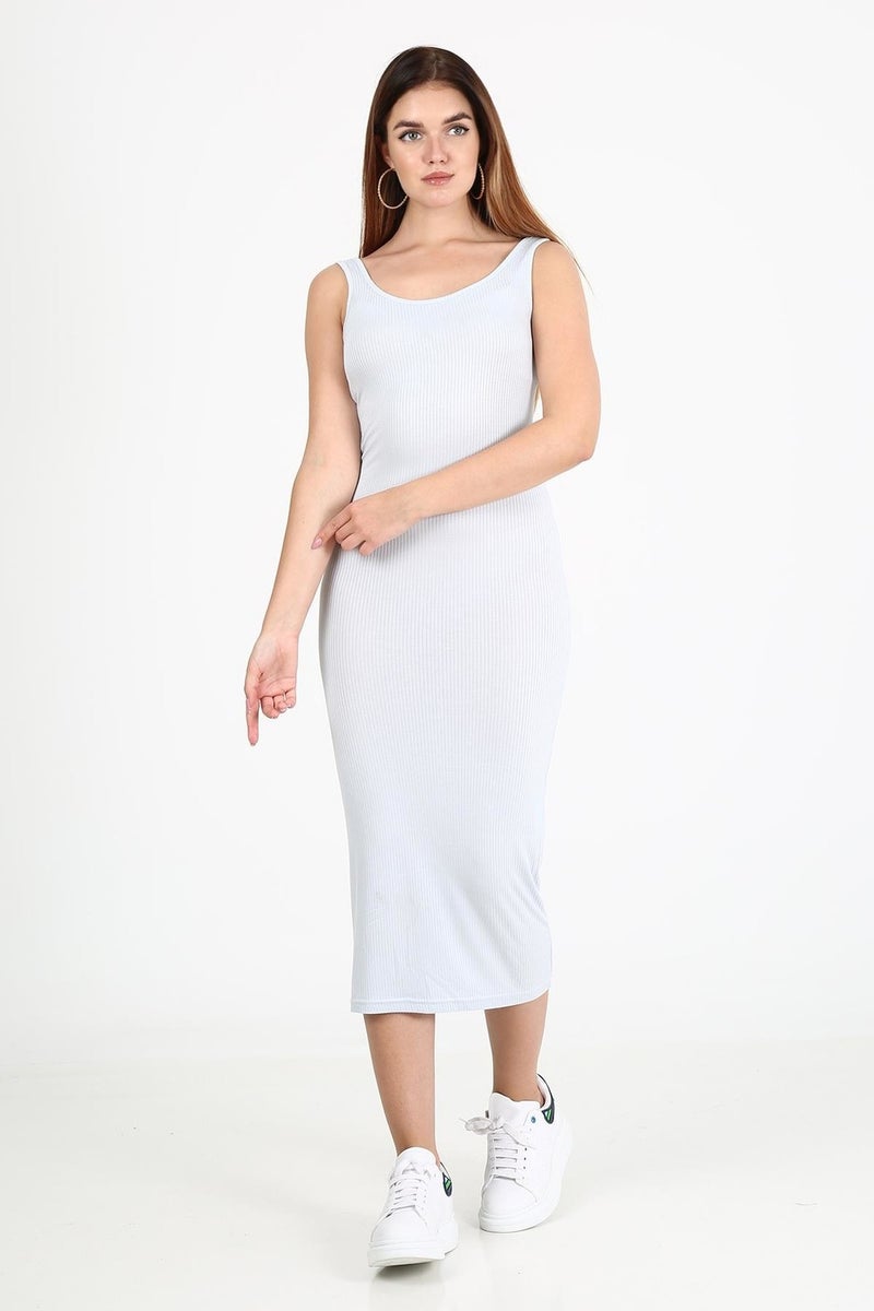 Alexander Gardi Long Corduroy Dress (B21-4140)  - Image 2