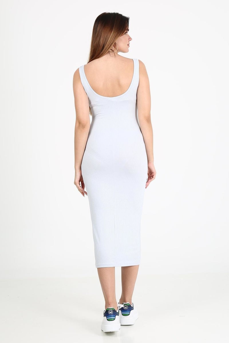 Alexander Gardi Long Corduroy Dress (B21-4140)  - Image 3
