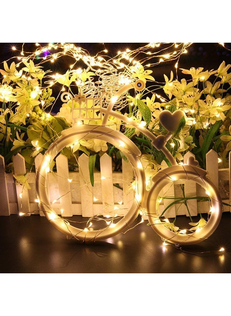 Generic Crystal Zone Copper Fairy String Lights with USB Cable for Home Decoration 5 Meters 50 led Bulbs Pack of 1  - Image 3