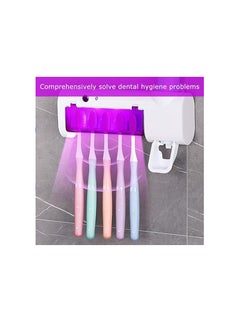 Generic Toothbrush Sanitizer Uvc Toothbrush Holder Wall Toothbrush Holders Organizer For Bathroom  - Image 5