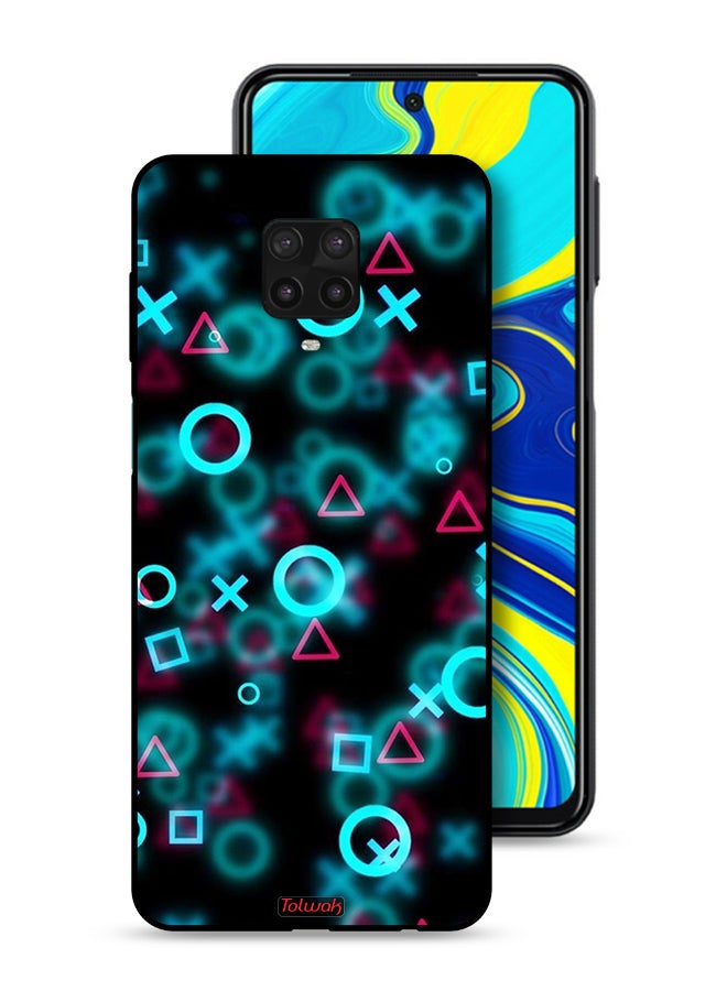 Tolwak Xiaomi Redmi Note 9 Pro Protective Case Cover Squid Game Icons Small - Image 1