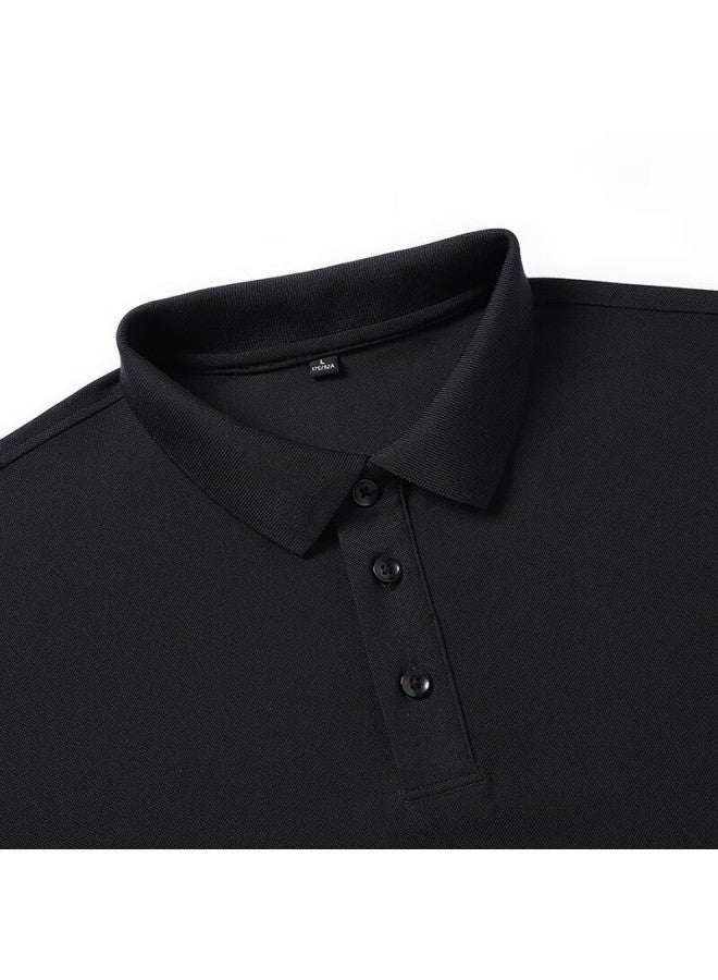 Tucano Short-sleeve T-shirt For Men, Spring And Summer, Turn-down Collar Polo Shirt, Business Casual Undershirt, Formal Top, Men's Clothing, White, Size M - Image 1