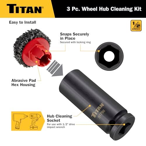 Titan 51798 Wheel Hub Cleaning Kit - Image 5