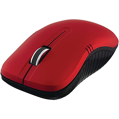 Verbatim Wireless Notebook Optical Mouse, Commuter Series – Matte Red - Image 1